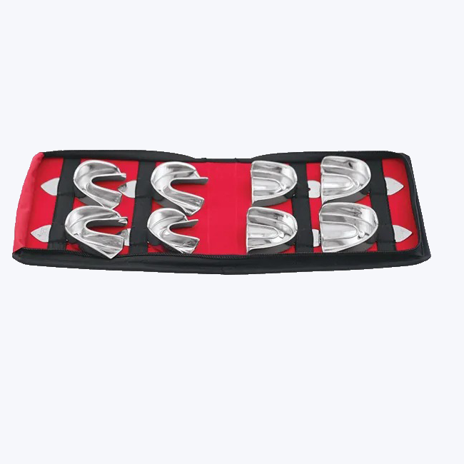 GDC Impression Trays Dentulous Non-Perforated S/8 Instruments Kit (ITRLDNPP8)